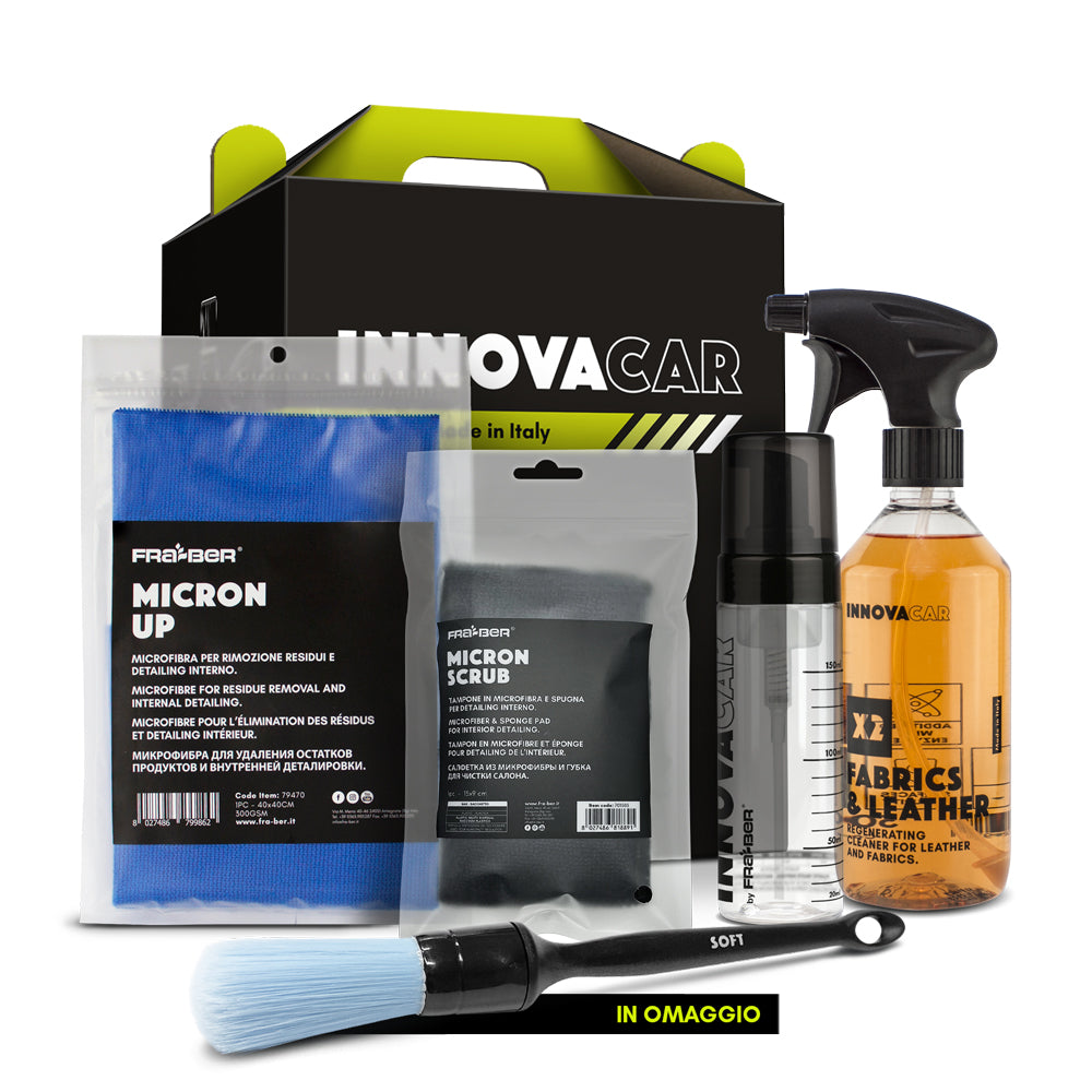 INNOVACAR CAR LEATHER CLEANING KIT