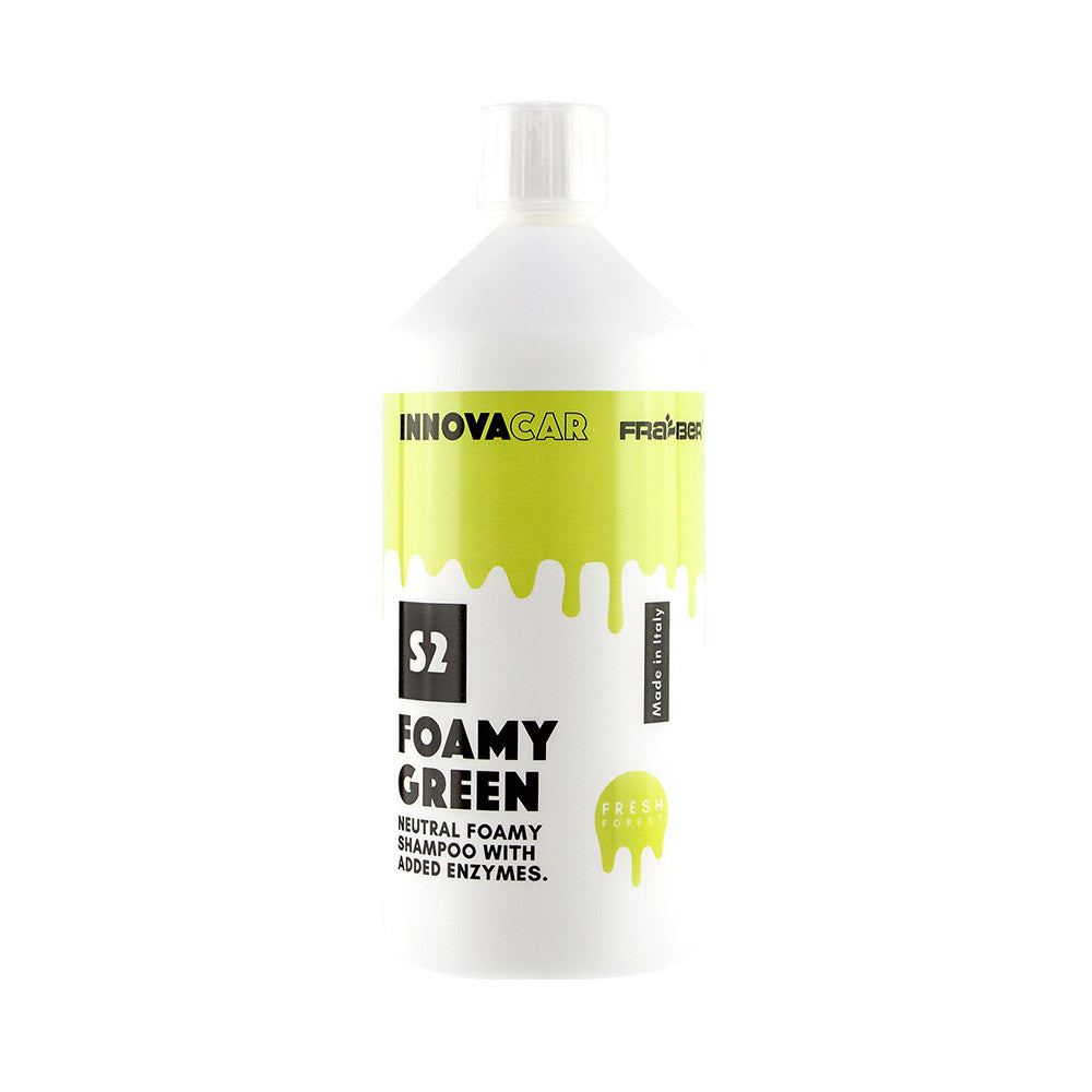 S2 Foamy Color Green Innovacar - Active Foam Shampoo Car Detailing