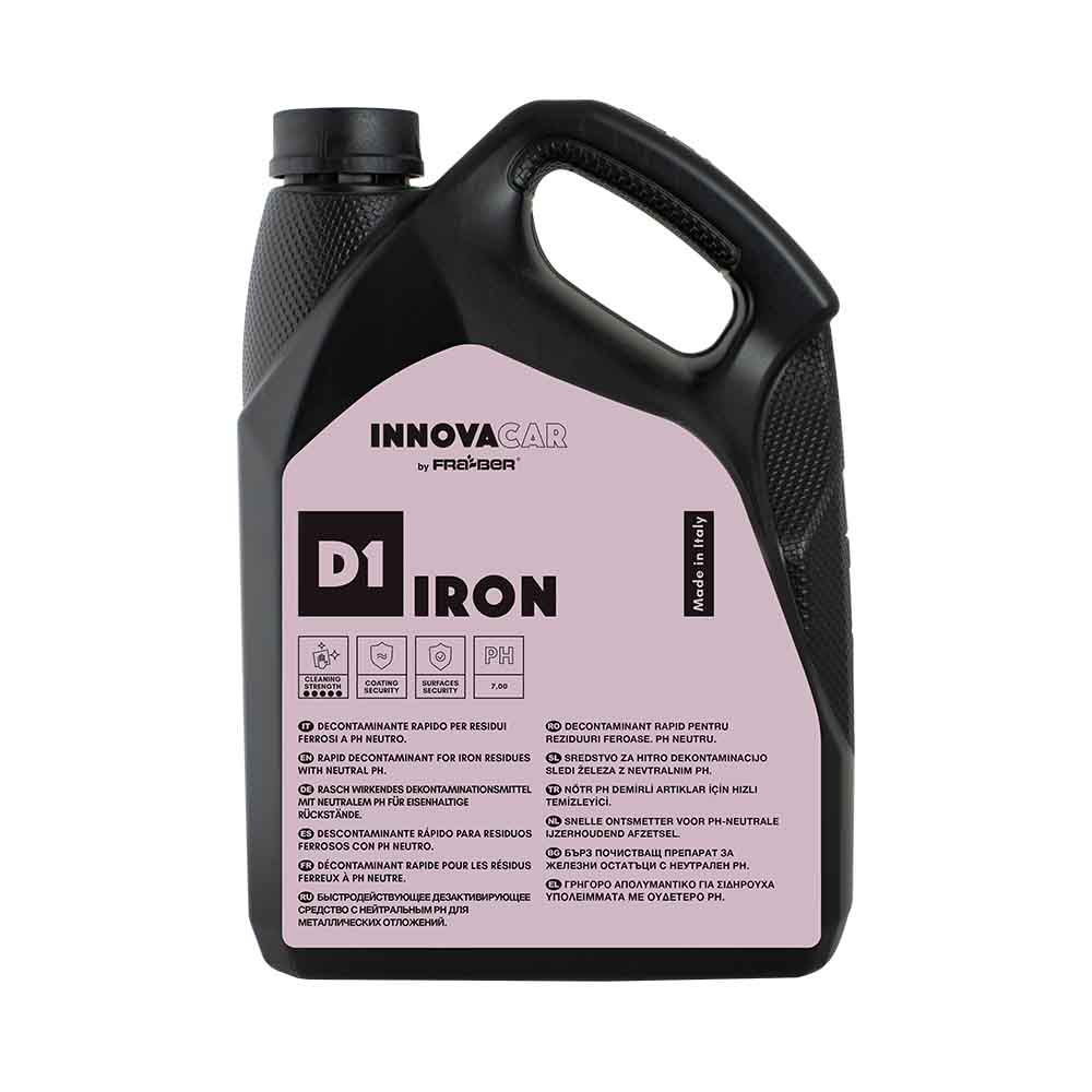 D1 Iron Innovacar - Iron Remover e Decontaminante Cerchi Carrozzeria e Vetri per Auto Car Detailing