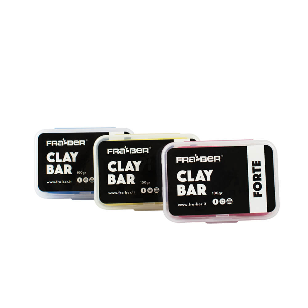 Claybar Innovacar - Clay Bar Soft Media e Dura per Auto e Car Detailing