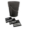 DET BOWL BY INNOVACAR CAR WASH BUCKET WITH GRID AND LID