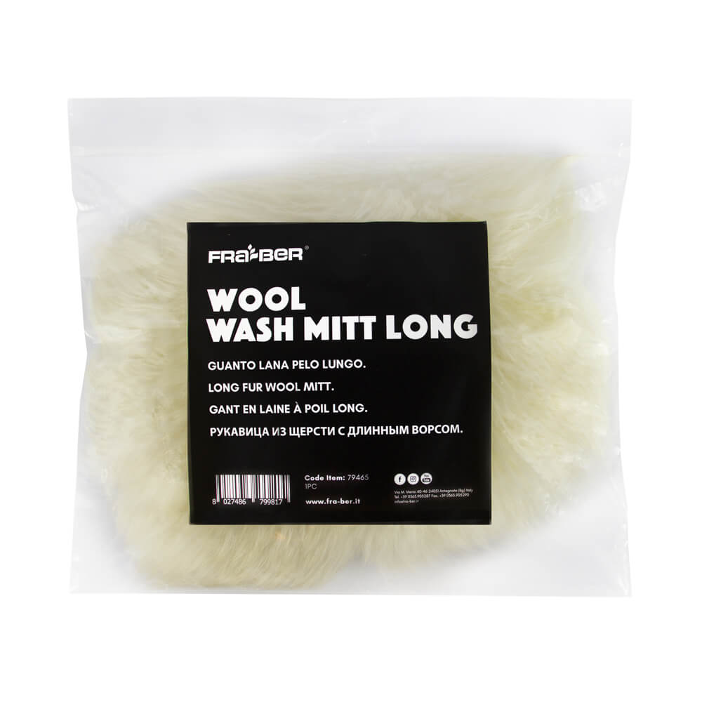 Wool Wash Mitt Long Innovacar - Wool Car Wash Glove for Car Detailing