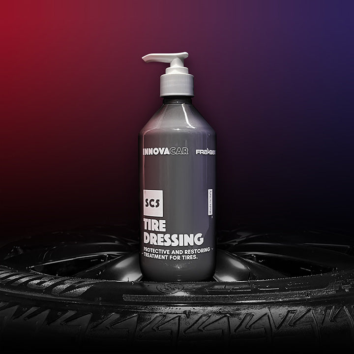 SC5 Tire Dressing Innovacar - Tire Dressing for Tires and Black for Car Tires and Car Detailing