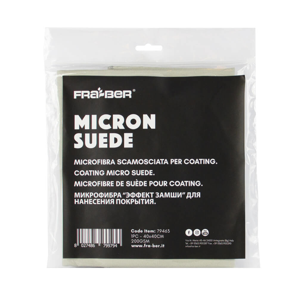Micron Suede Innovacar – Panno Microfibra Scamosciata Microsuede per Auto e Car Detailing